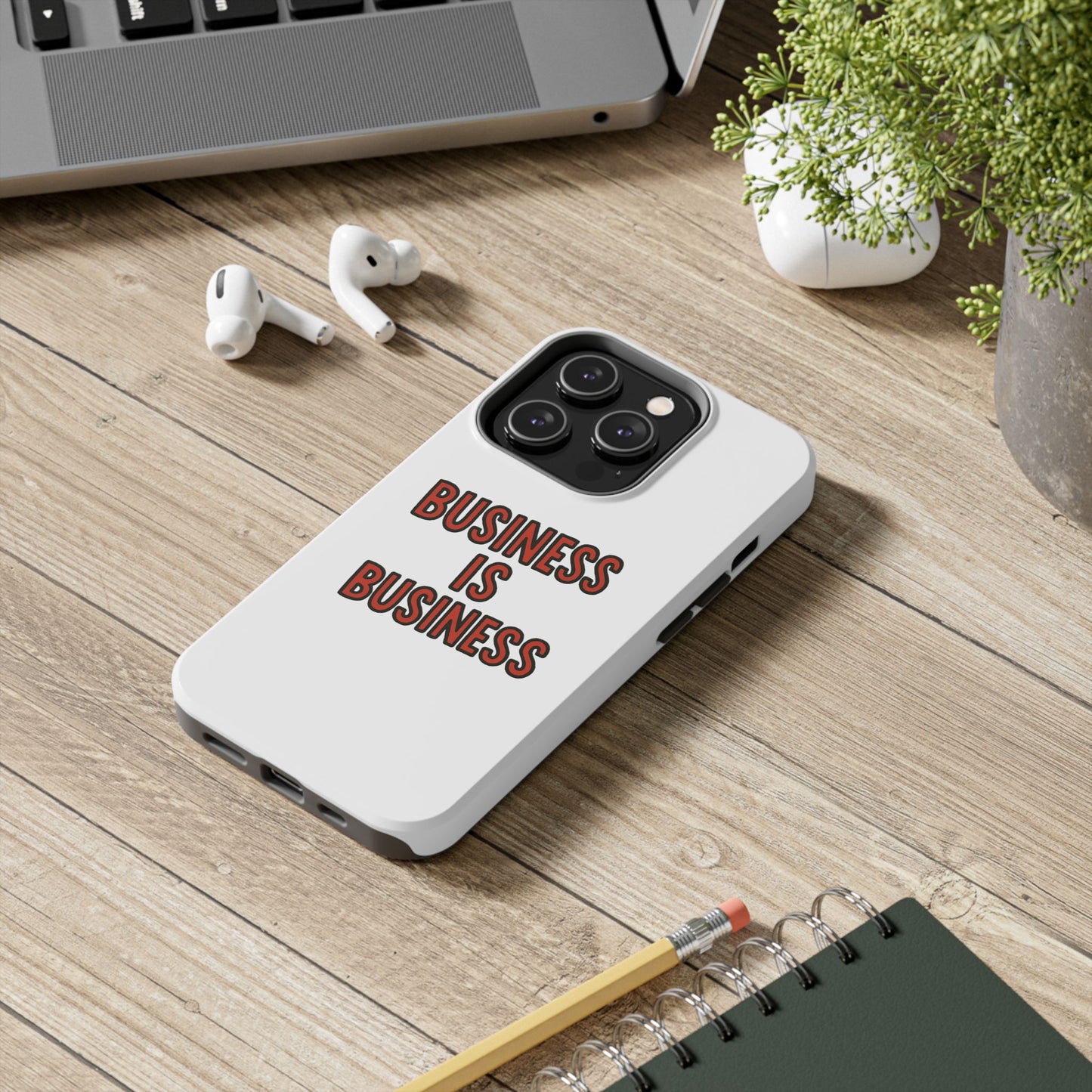 Business Tough Phone Case | Motivational Case for Entrepreneurs, Business Gifts, Office Accessories, Unique Phone Cover