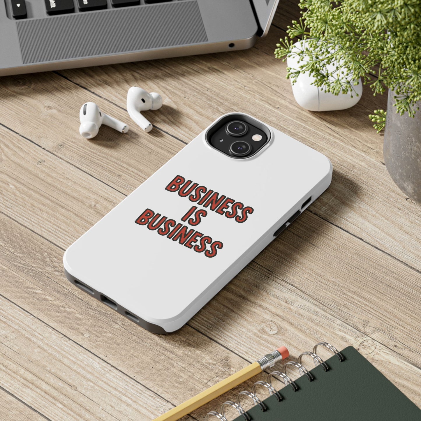 Business Tough Phone Case | Motivational Case for Entrepreneurs, Business Gifts, Office Accessories, Unique Phone Cover