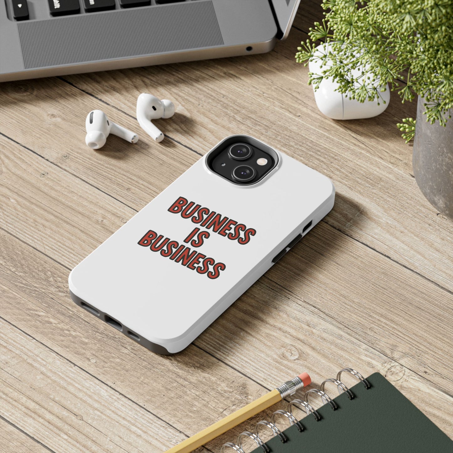 Business Tough Phone Case | Motivational Case for Entrepreneurs, Business Gifts, Office Accessories, Unique Phone Cover